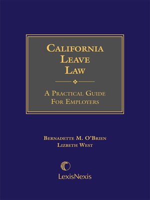 cover image of California Leave Law